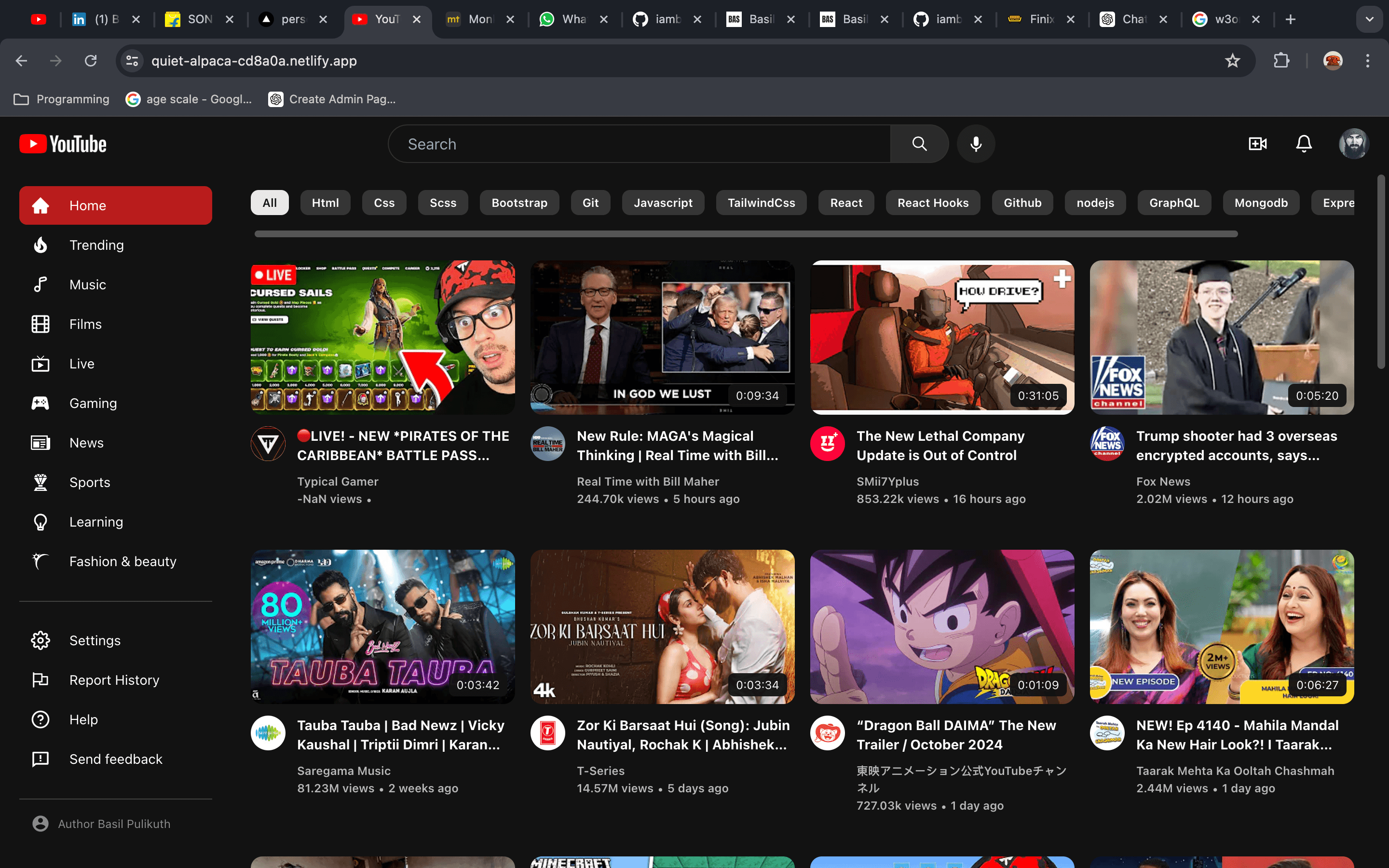 Cover for Modern Youtube 5.O App